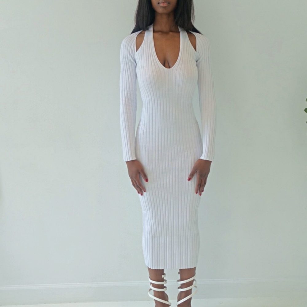 All White Maxi Dress